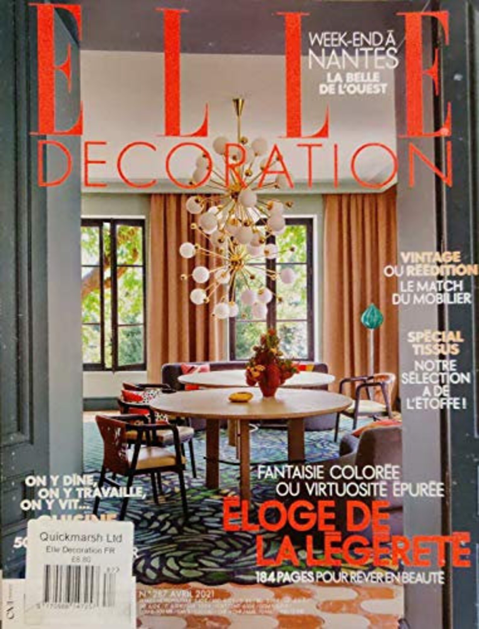 Elle Decor France Magazin April 2021 Wochenende Nantes Etsy