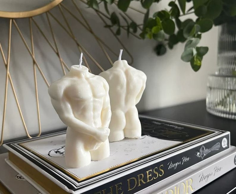 2pack Luxury Male Body Candle Naked Man Candle Male Candle Human