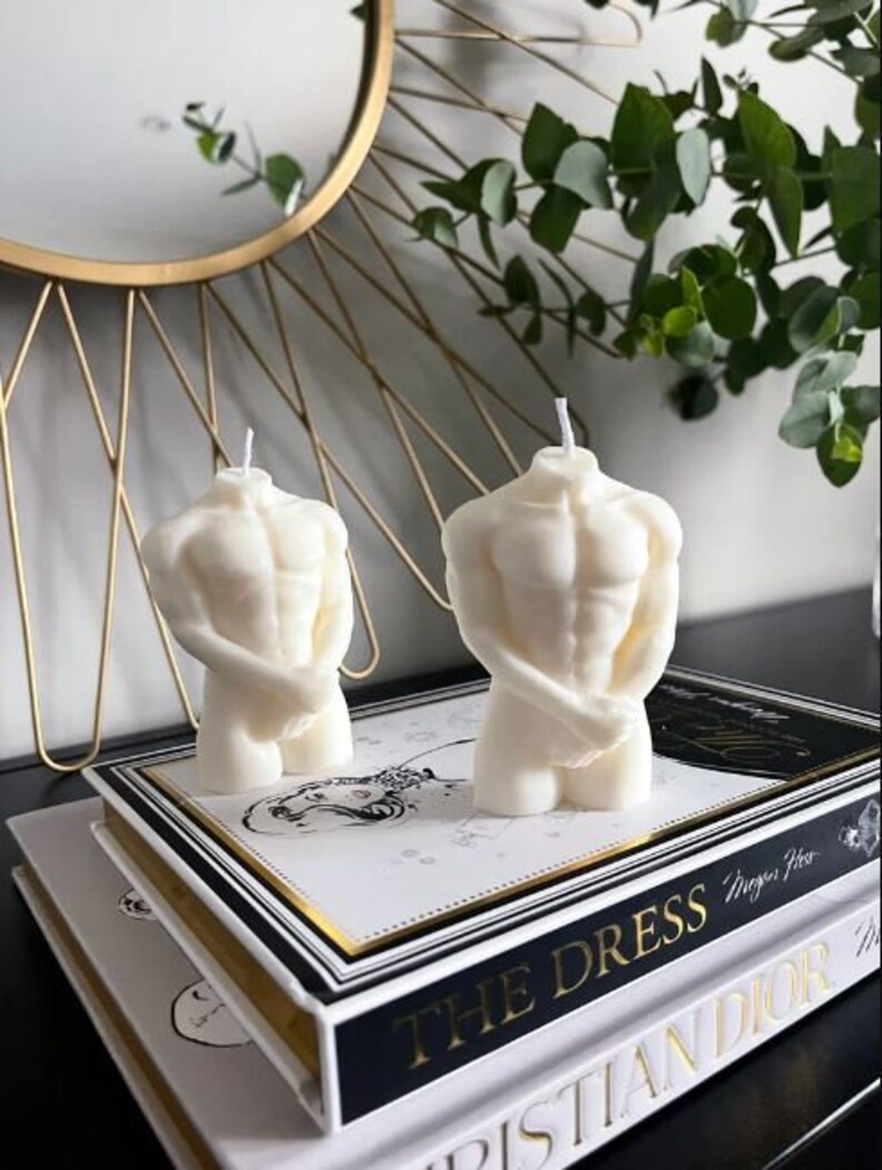 2pack Luxury Male Body Candle Naked Man Candle Male Etsy UK