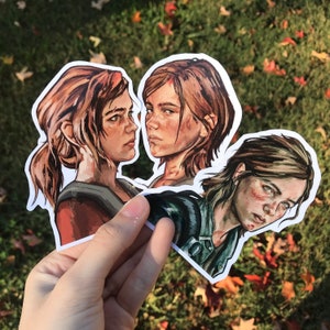 The Last of Us Vinyl Stickers - Ellie Williams from Part 1, Part 2 | Waterproof Diecut Stickers