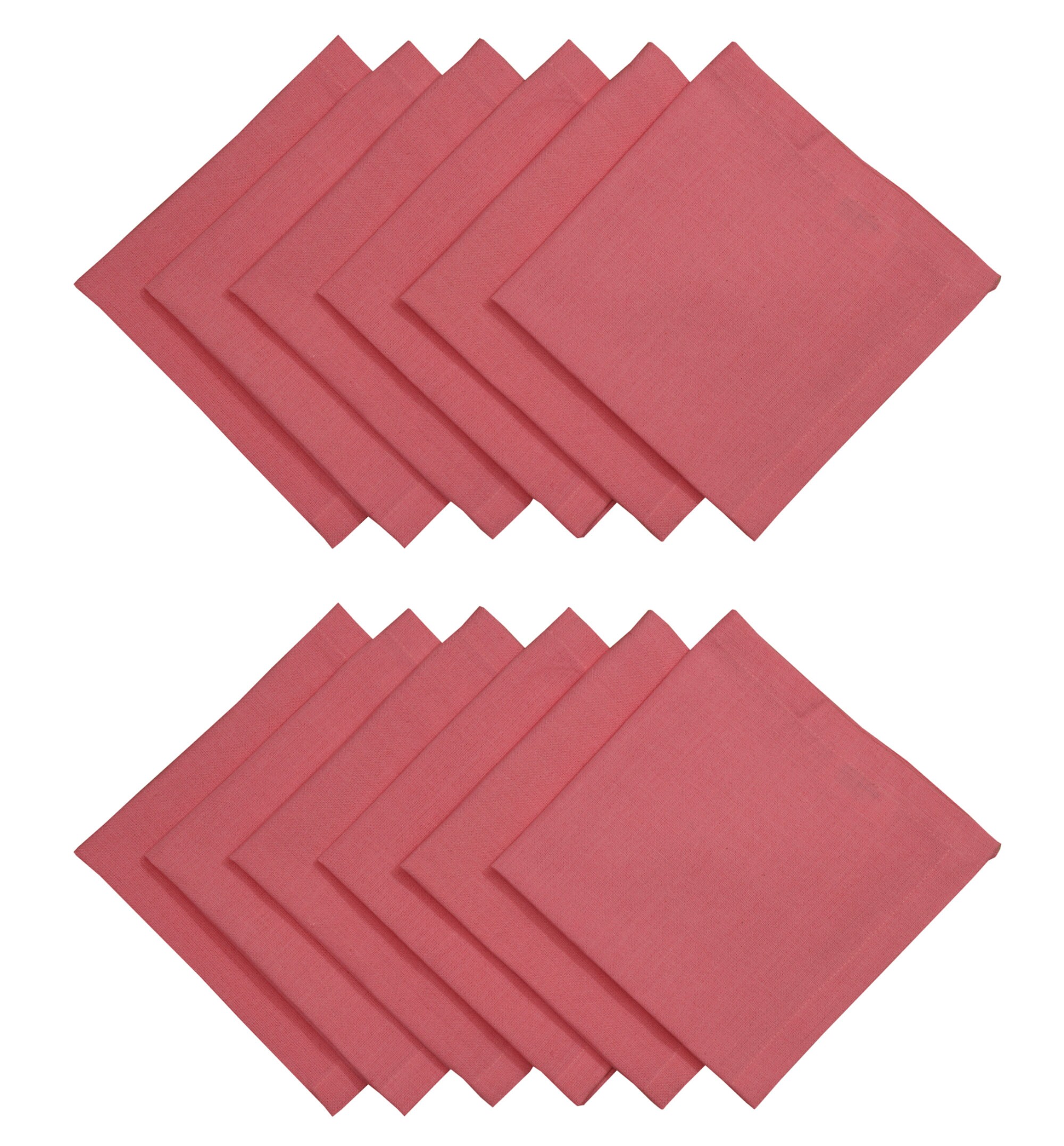 Glus Cotton Cloth Blush Pink Dinner Napkins 12Pack 18X18 Etsy