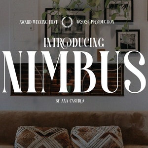 Nimbus Font - Retro Font, Modern Font, Boho Font, Branding Font, Swash Font, Fonts