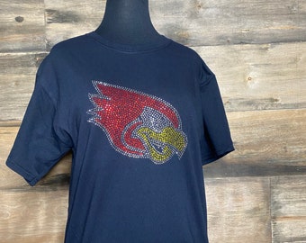 arizona cardinals rhinestone shirt