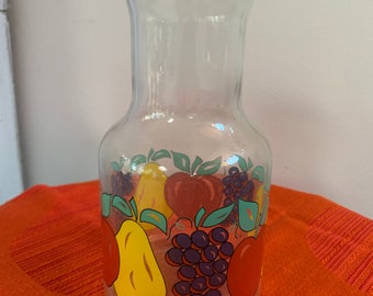Vintage Fruit Juice Carafe with Lid