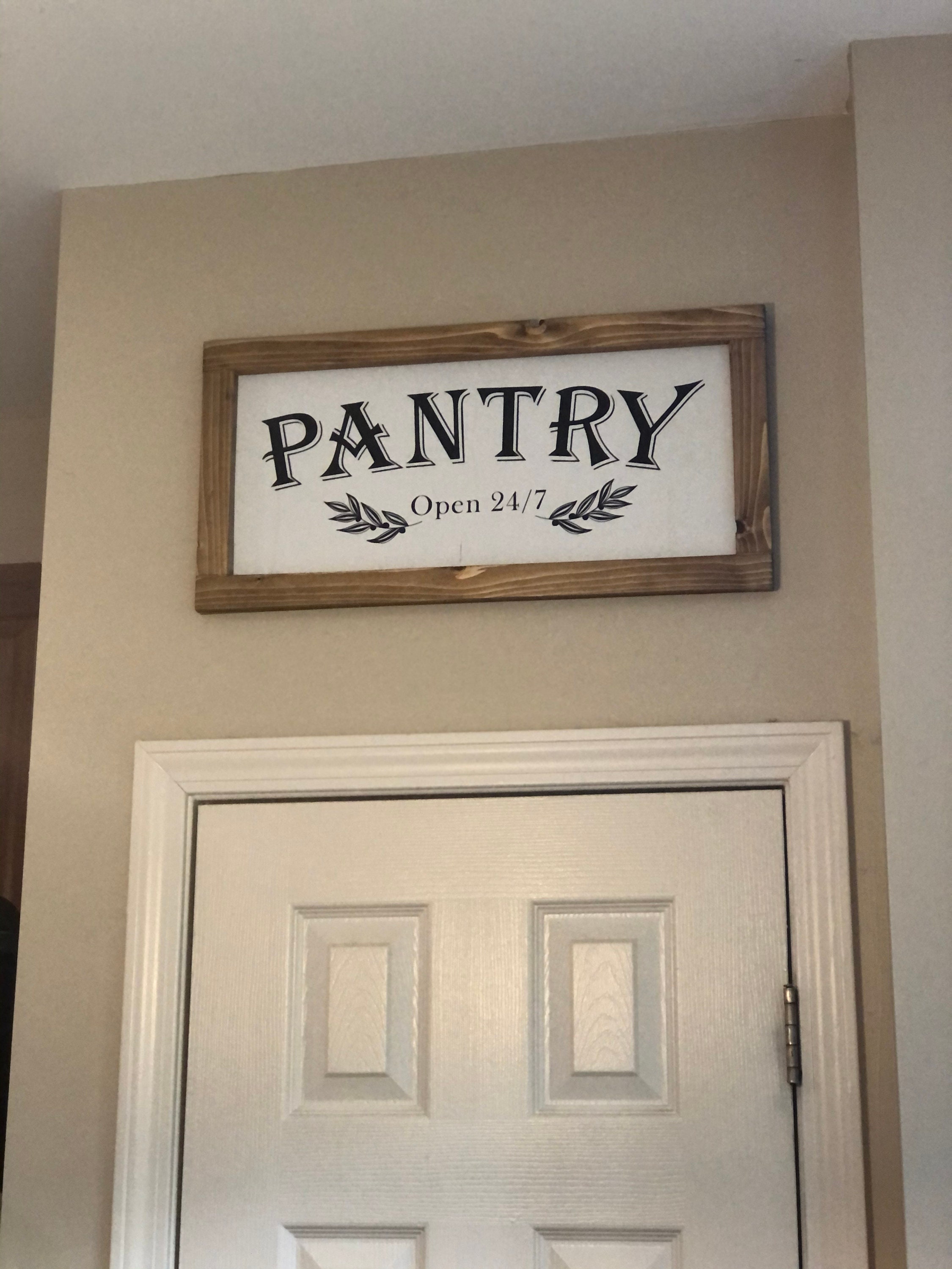 Pantry sign Etsy