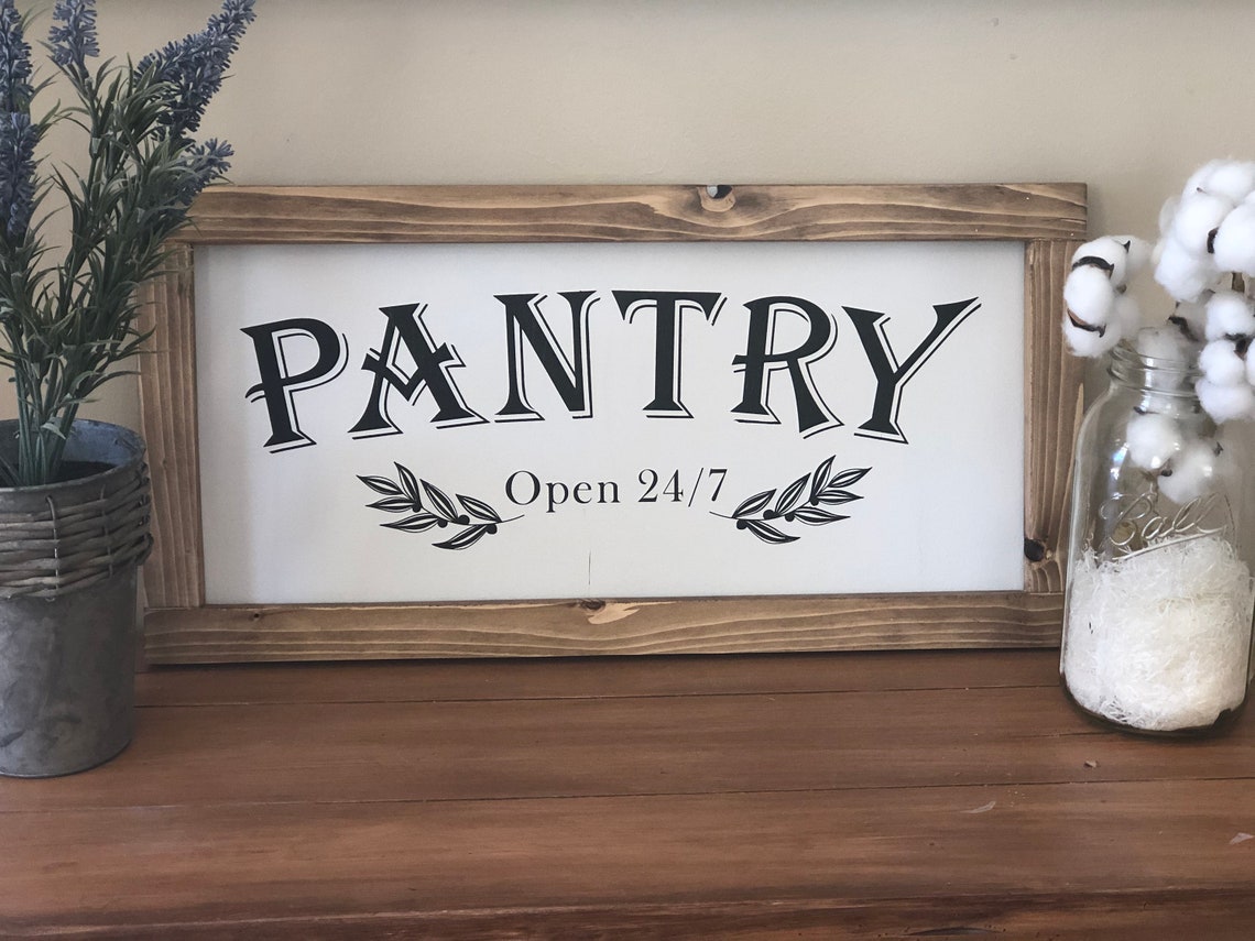 Pantry sign Etsy