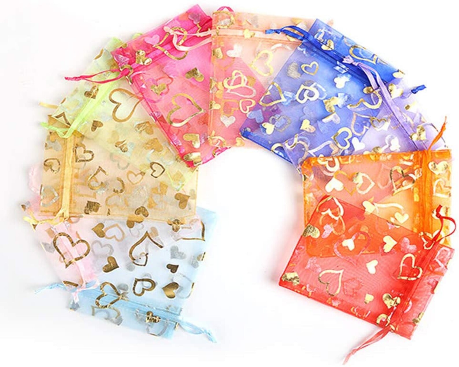100pcs Organza Bag 4x6 Inch with Drawstring Mesh Jewelry Gift Etsy