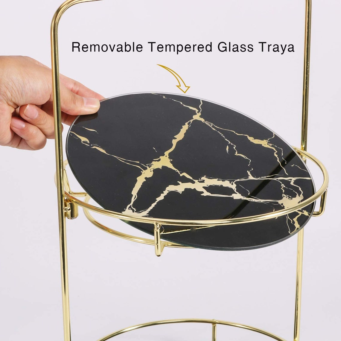 2 Tier Bathroom Cosmetic Storage Shelf for Dresser and Etsy