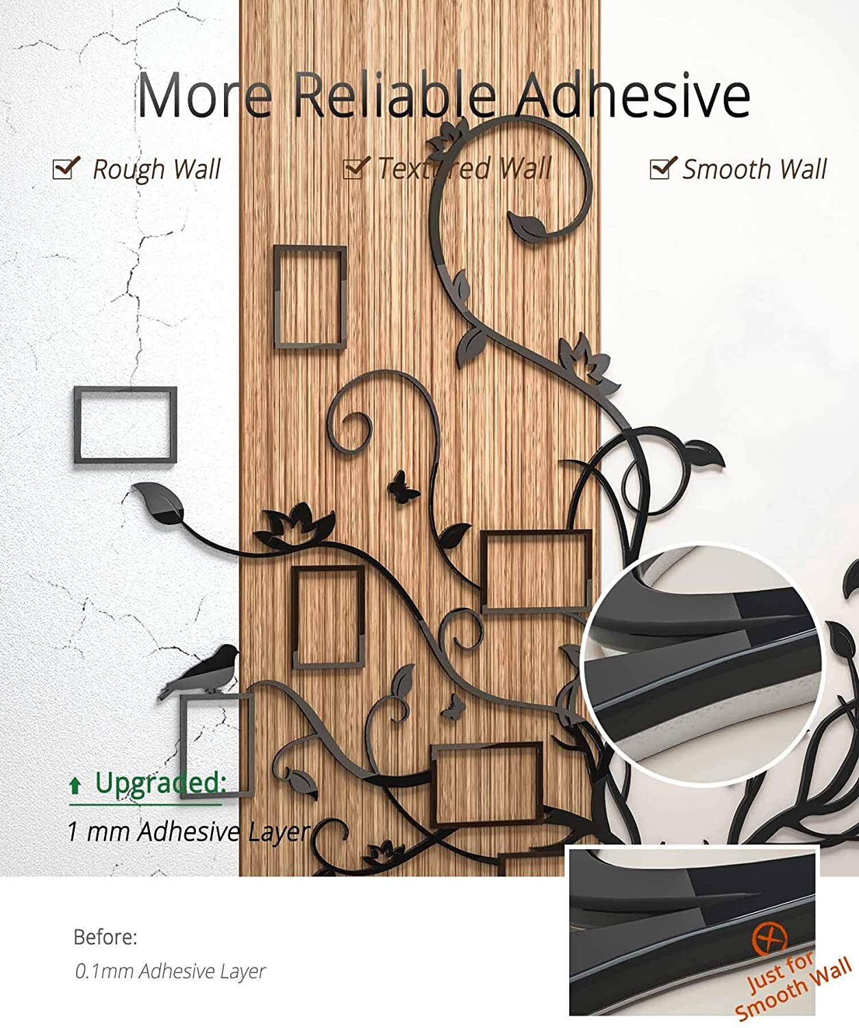 Antlers Family Tree 3D Removable Picture Frame Collage DIY Etsy