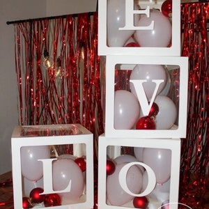 Caja de globos para personalizar | boda | Regalo de bebé | Sorpresa de revelación de género | celebración | aniversario | Hecho a mano para cada ocasión.
