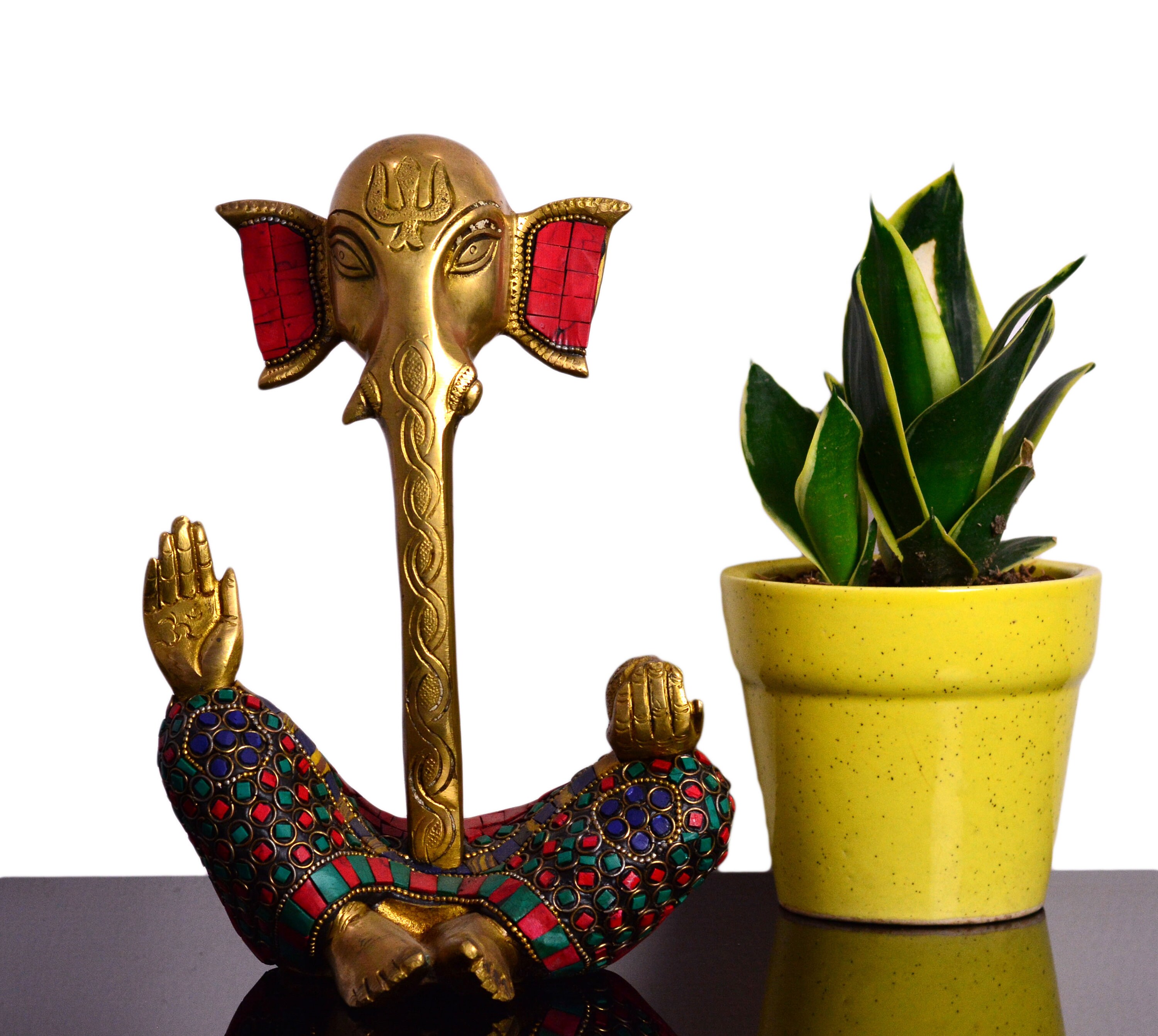 Brass Abstract Ganesh Statue Lord Ganesha Statue 9 Etsy