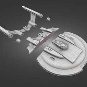 Kit de modelo a escala 1/1400 de la clase NX (archivo 3D STL)