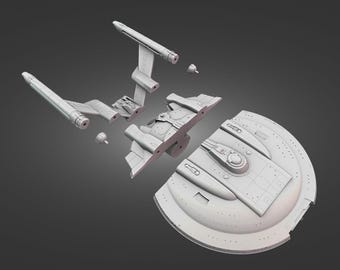 Kit de modelo NX Refit a escala 1/1400, archivo 3D (STL)