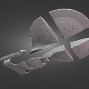 Galaxy Class 1/1400 scale model kit 3D File (STL)