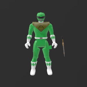 Green Ranger Action Figure (Digital STL File)