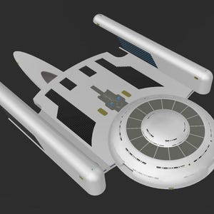 Oberth Class Starship 3D File (STL)