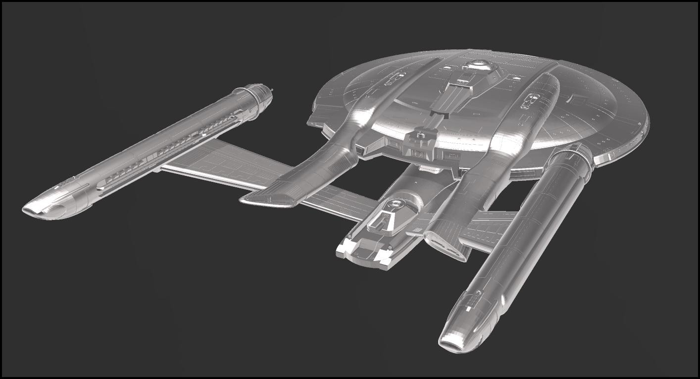 NX Class Refit 3D File (STL) - Etsy