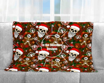 Creepmas Nahtlose Datei – Halloween-Weihnachtsmuster (Digitaler Download)