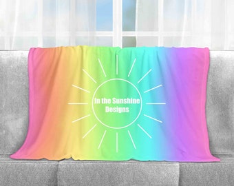 Pastel Rainbow Ombre Seamless File: Kids & Unicorn Designs (Digital Download)