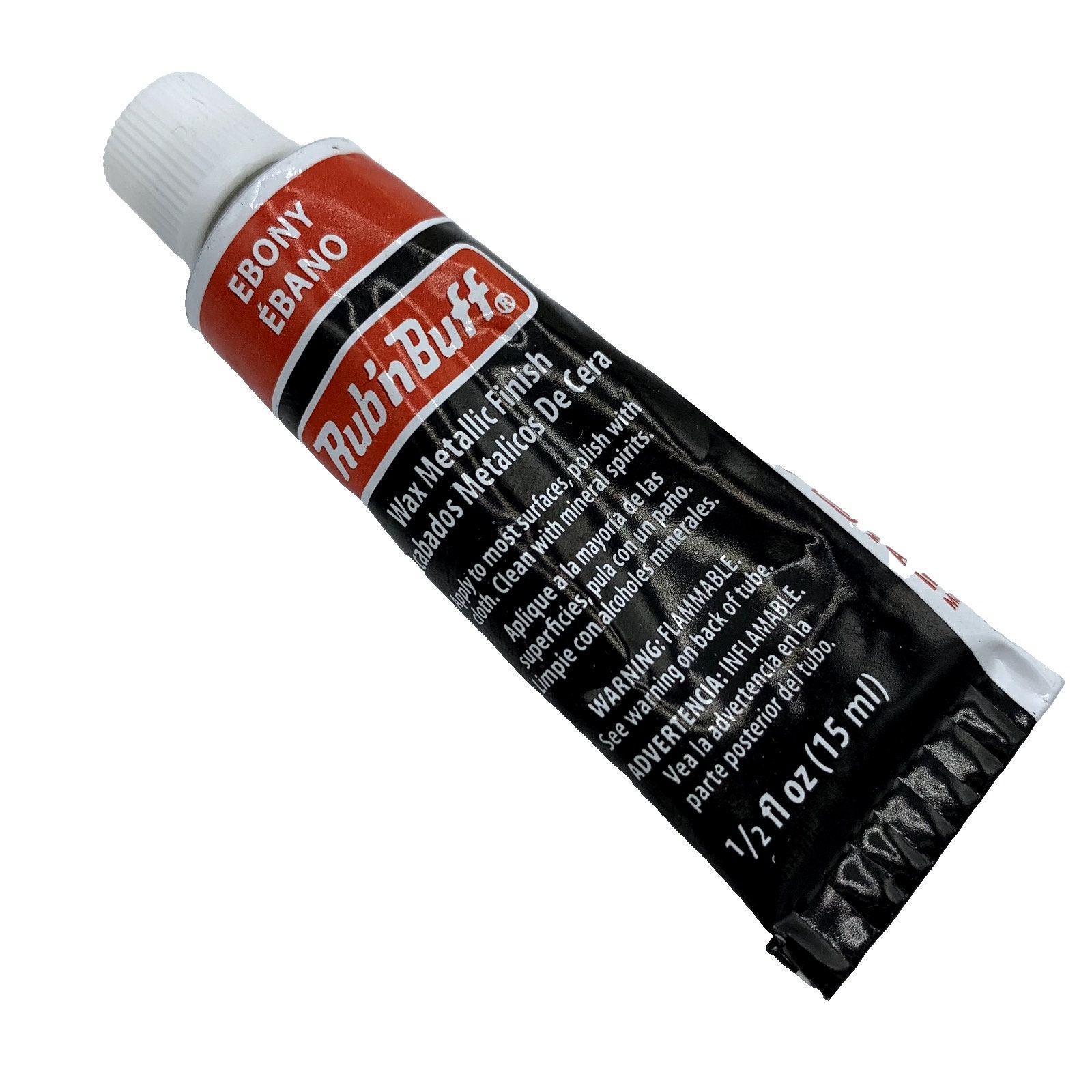 AMACO Rub n Buff Wax Metallic Finish - Rub n Buff Pewter 15ml Tube -  Versatile Gilding Wax for Finishing Furniture Antiquing and Restoration - Rub  and Buff Colors Single Tube