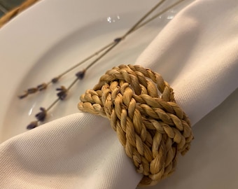 Woven Napkin Rings Set of 12 Napkin Ring Holder for Thanksgiving Christmas Party Decoration Dinning Table Wedding Boho Napkin Rings