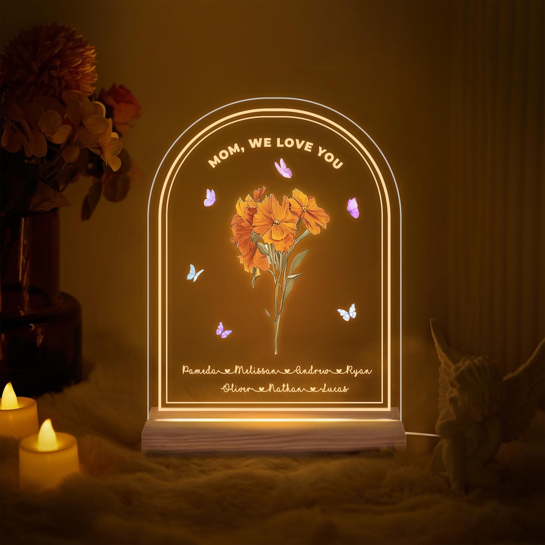 I Want You To Come Over Here, Personalized 3D Led Light, Gift For