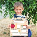 Custom First Day At School Sign, First & Last Day of School Interchangeable Sign, Personalized Wooden School Board Gift for Student, SS123 product logo