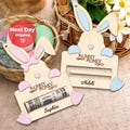 Personalized Bunny Money Holder, Custom Easter Gift For Kids, Wooden Bunny Decorations For Money Holder, Baby Gifts Keepsake For Boys Girls product logo