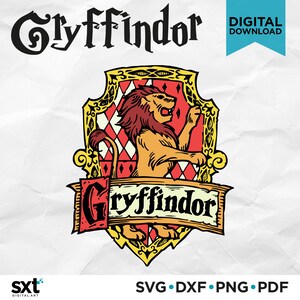 Hogwarts House Svg Crest Emblem Svg Harry Potter Svg | Etsy