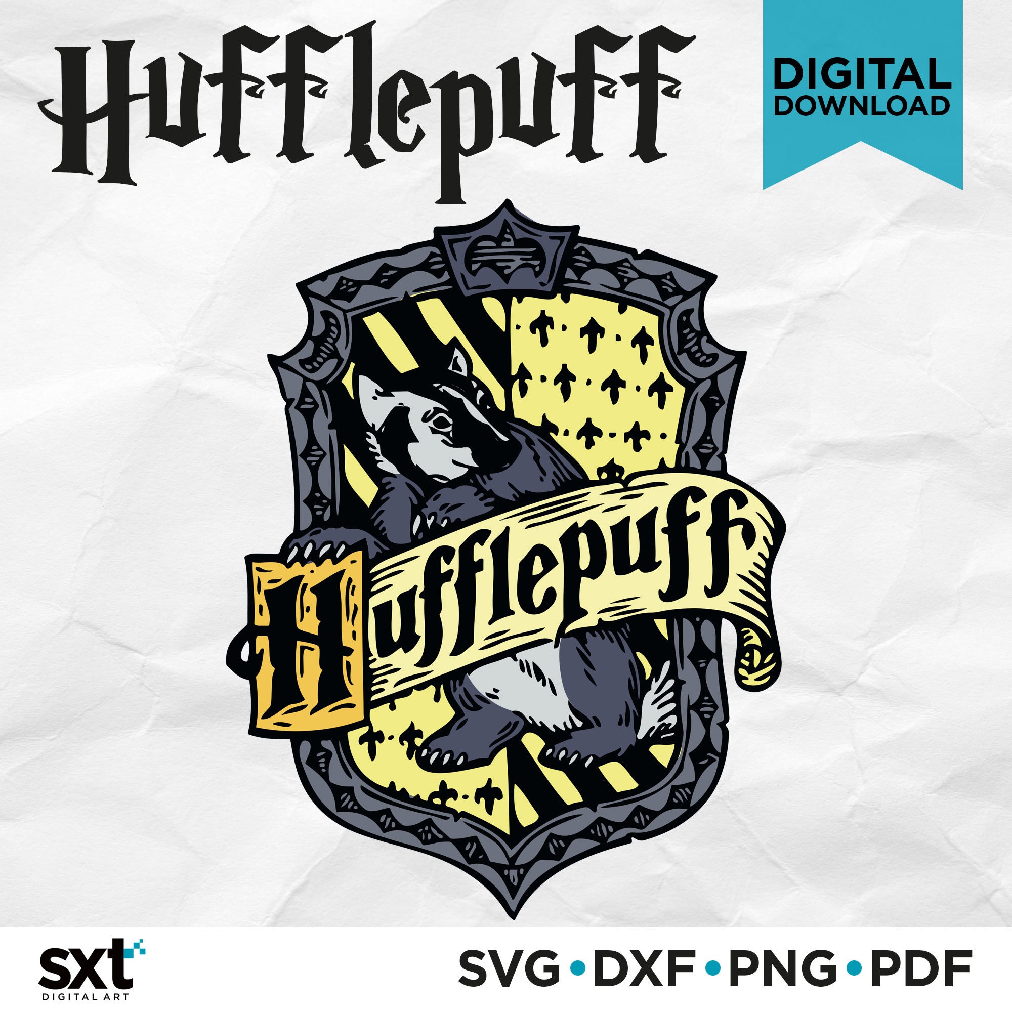 Hogwarts House Svg Crest Emblem Svg Harry Potter Svg | Etsy
