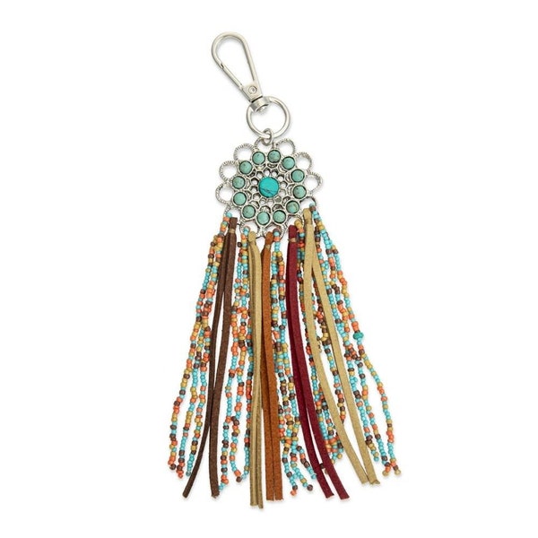 My Dreamcatcher Leather Fringe Key Fob Myra Bag