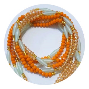 Beautiful Waistbeads, African, Ghana Waistbeads, Tropical Waistbeads, Hippie Waistbeads, Weight Loss Weight Beads