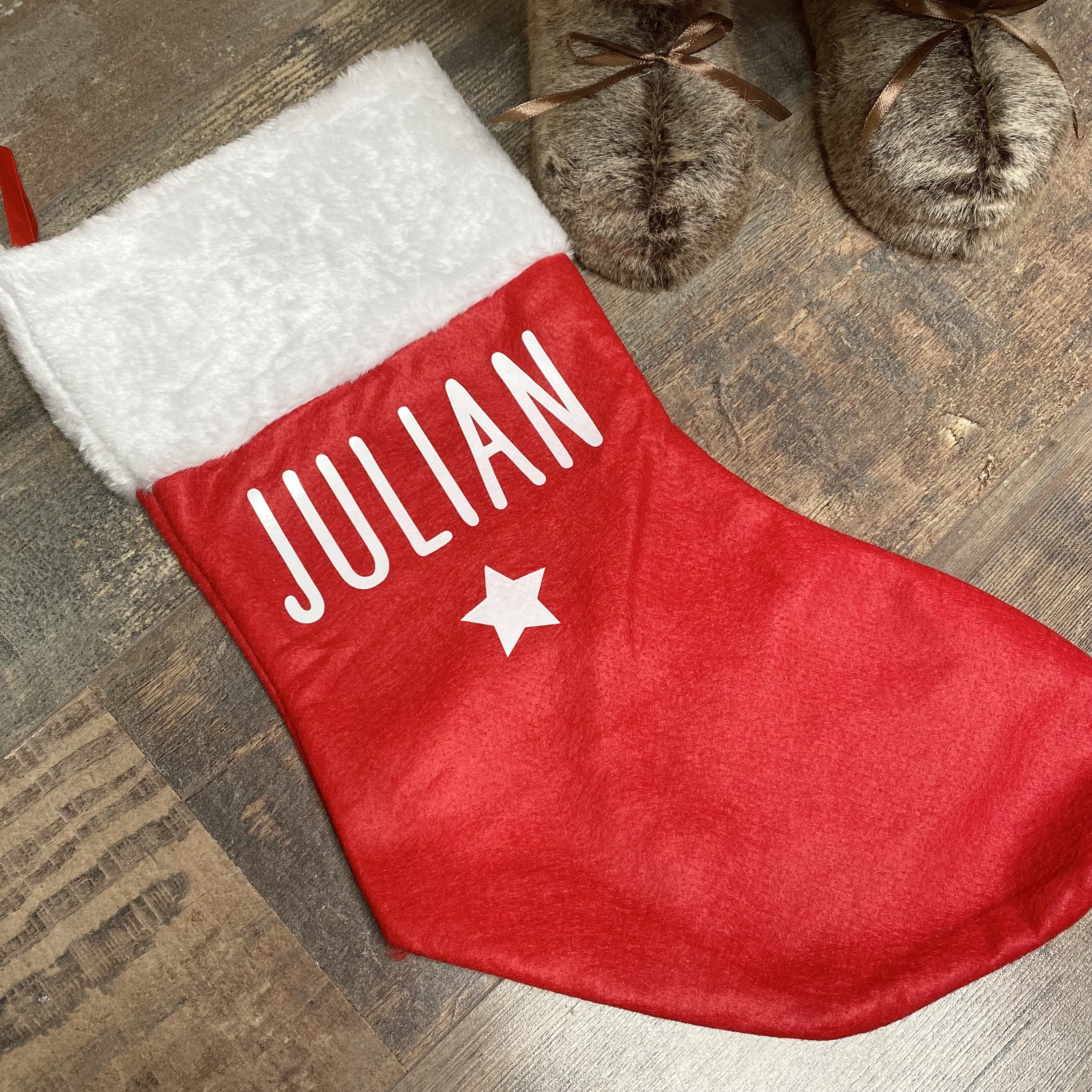 Chaussette de Noël Prénom