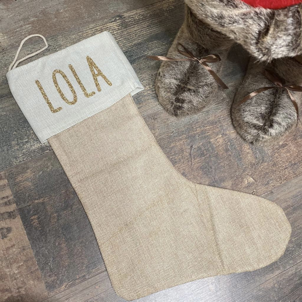 Chaussette de Noël Prénom