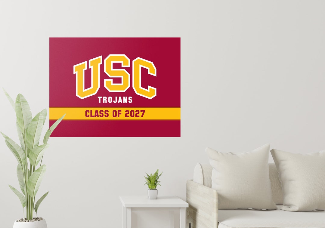 Customized USC Trojans 2027 Poster Official USC College Acceptance Gift