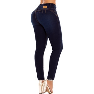 High Waist Stretch Denim Jeans for Women - Retro Style Butt-Lifting Skinny  Leggings, Oversized Long Fashion Trousers