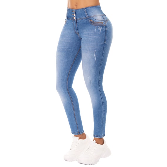 Caquetá High-waist Butt Lifting Jeans Pantalones Colombianos