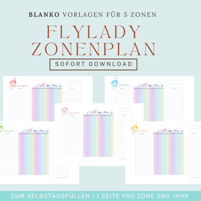 Flylady Printable Etsy