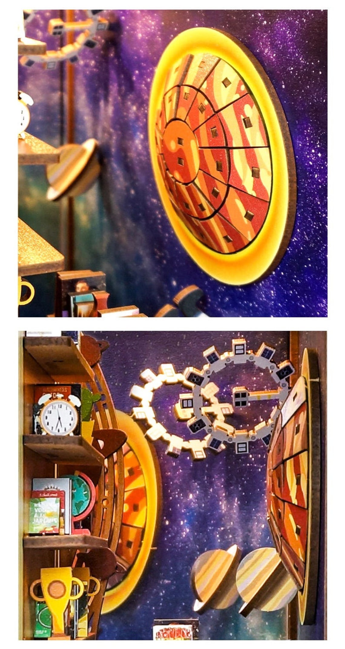 Interstellar Movie Book Nook book nook shelf insert DIY Etsy