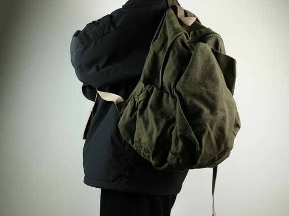 Minimalist canvas backpack cheap