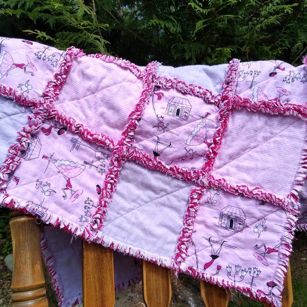 Assorted Designs - Flannel Rag Quilt