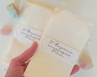 Glassine Envelopes: Biodegradable Packaging for Jewelry, Stickers, Seeds