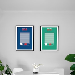 Dexter inspired print - minimalist tv poster / print / gift - Michael C. Hall for offices, bedroom, dorm room wall art and decor