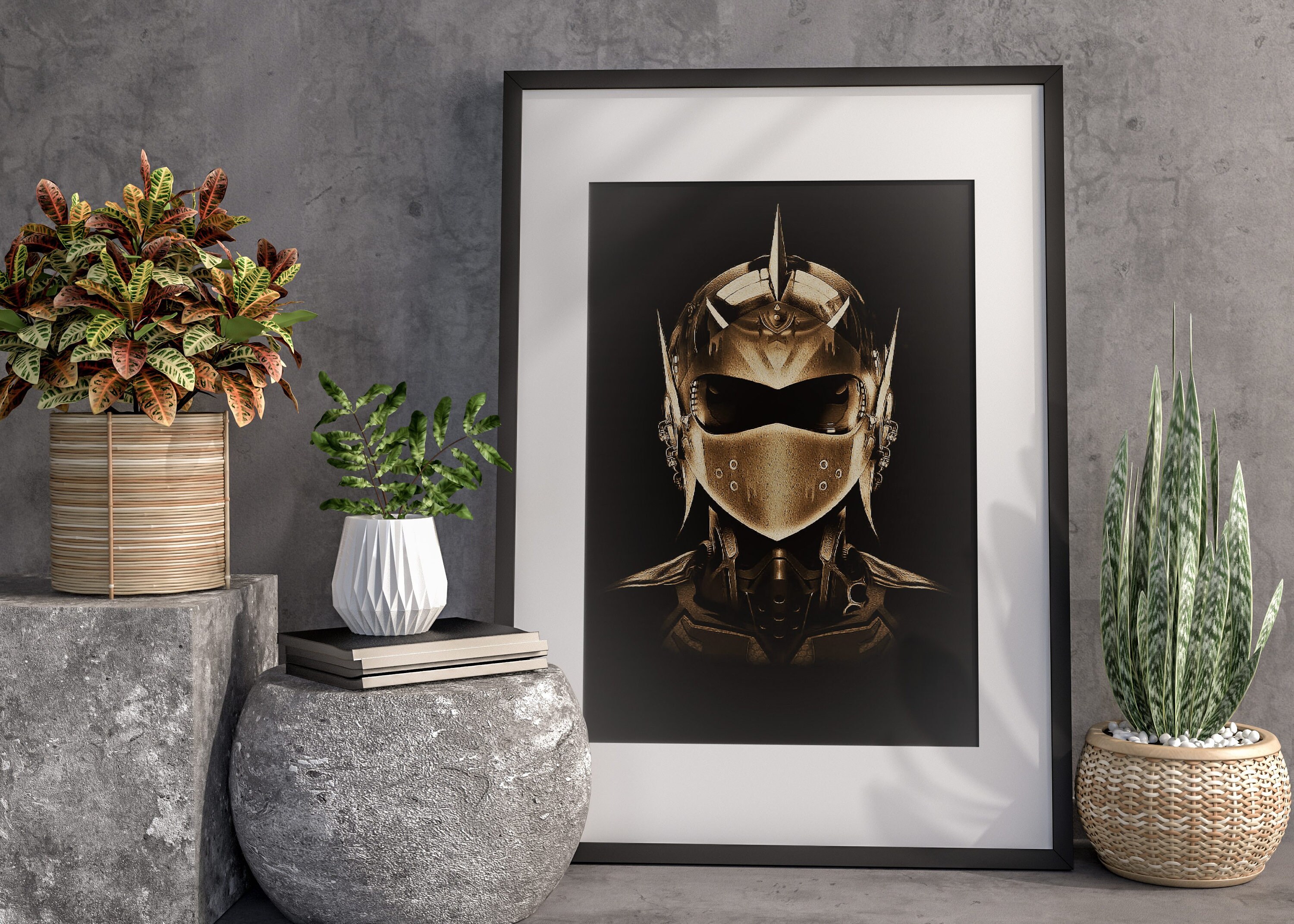 Fan Art Manga Goldorak - Impression Numérique Originale