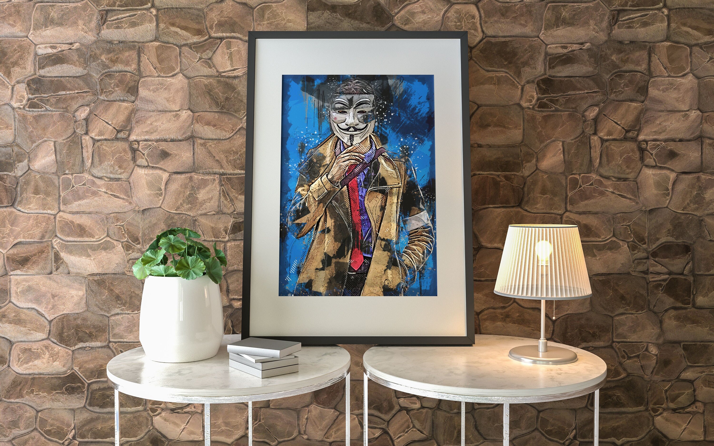 Anonymous - Vendetta Impression Numérique Originale