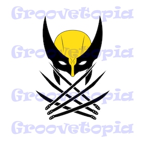 Wolverine SVG - X - Men - Claws - Instant Download - Print and Cut - download - super hero - mutant - SVG - DXF - png - jpeg -