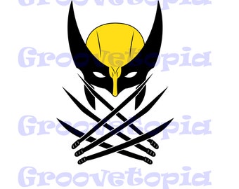 Wolverine Claws SVG: File di taglio mutante degli X-Men (download digitale)