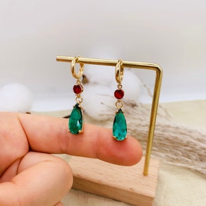 18k gold hoop earrings hauru the moving castle image 2