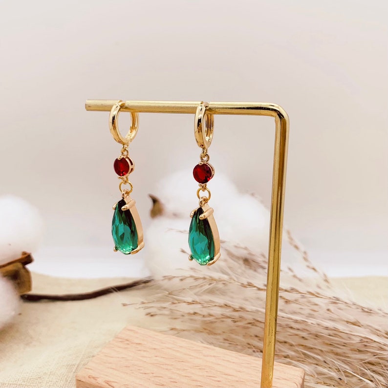 18k gold hoop earrings hauru the moving castle image 1