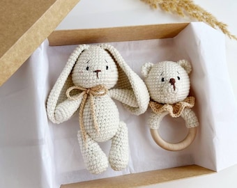 Unique pregnancy gift box for mom to be Personalized baby announcement box New mom baby shower gift Newborn congratulations basket